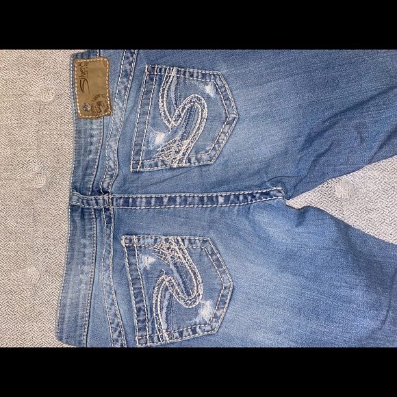 Silver Camden Rose Skinny Stretch Jean- Size 27 - Picture 6 of 6